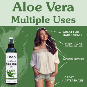 <span class=keywords><strong>Gel</strong></span> facial apaisant réparateur hydratant organique naturel d'<span class=keywords><strong>Aloe</strong></span> <span class=keywords><strong>Vera</strong></span> de <span class=keywords><strong>Vera</strong></span> de peau hydratante - Product Image 5