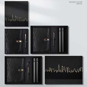 Juego de regalo de negocios 4 en 1, juego de unidad Usb de botella de agua con bolígrafo para cuaderno, juego de regalo promocional personalizado/ - Product Image 2