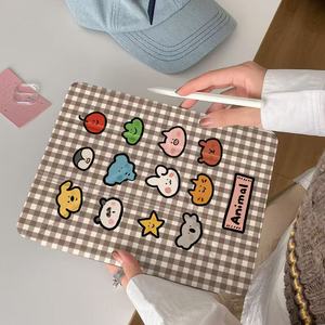 <span class=keywords><strong>Coque</strong></span> transparente en cuir pliable en Y avec motif animal mignon pour <span class=keywords><strong>iPad</strong></span> <span class=keywords><strong>Air</strong></span> 4/5 <span class=keywords><strong>iPad</strong></span> Pro 2024 Housse de protection pour <span class=keywords><strong>Apple</strong></span> <span class=keywords><strong>Coque</strong></span> plate 10e génération - Product Image 2