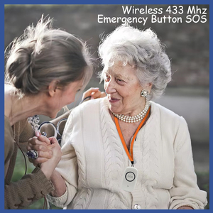 Novel Phong Cách One-Touch Nút Khẩn Cấp Không Dây Abs Chất Liệu <span class=keywords><strong>433</strong></span> <span class=keywords><strong>MHz</strong></span> Tần Số Cho Nhà Hệ Thống An Ninh Cho Người Cao Tuổi Trẻ Em - Product Image 6