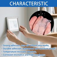 Ruban adhésif nano double face en silicone transparent, résistant, amovible, robuste, imperméable, pour la vente en gros