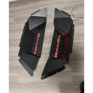 خطوط داخلية لمصباح داخلي من سبيكة الألومنيوم 4 أسود لسيارة جيب مصارع JT + JT2023 - Product Image 2