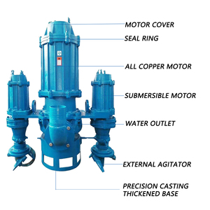 Bomba Sumergible Eléctrica CZME para Lodos, de Aleación de Cromo de Alta Resistencia al Desgaste, para Minería, Dragado y <span class=keywords><strong>Limpieza</strong></span> de Fondo de Río - Product Image 4