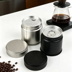 Wholesale Custom <b>Metal</b> Tin <b>Box</b> 30g 1OZ Hot Sale Matcha Coffee Protein Powder Tea Decal Screw Cap Portable Food Storage - Product Image 5