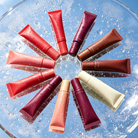 Sérum Lèvres Liquide Peptidique Traitement Vegan Anti-Rides Réparateur Lèvres Sèches Teinté Hydratant Longue Durée Baume à Lèvres Brillant Transparent