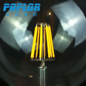 หลอดไฟ LED Poplor G125 แก้วใส ไส้หลอดแบบ Filament ขั้ว E27 B22 4 6 8 10 12 วัตต์ 220 โวลต์ AC สำหรับให้แสงสว่าง - Product Image 3
