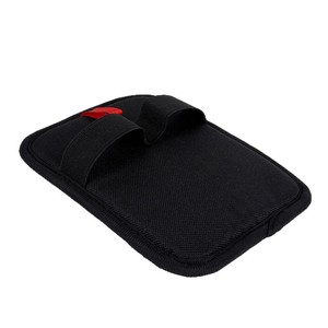 Gant de retrait des poils d'animaux, brosse douce noire 17x13cm pour chats et chiens, outil de toilettage - Product Image 3