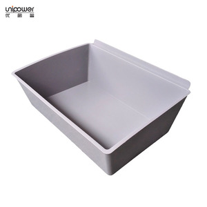 Ulipower Wall Mounted <b>Storage</b> Box Rectangle White Food <b>Container</b> For <b>Kitchen</b> Organization Large Size - Product Image 4