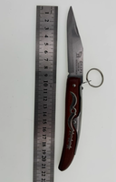 Vente en Gros Usine Couteau de Chasse Pliant de Poche en Acier Inoxydable, Couteau Personnalisé avec Manche en Bois et Palissandre pour la Cuisine