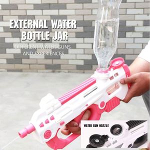 Nueva Pistola de Agua Eléctrica - Juguete Acuático de Playa para Adultos y Niños, se Conecta a Botellas de Agua - Product Image 5