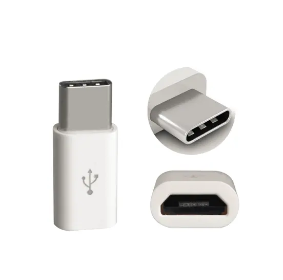 Usb Otg Converter Mini Type-C To Micro Usb Adapter Cord Power Supply Adapter With Micro Usb
