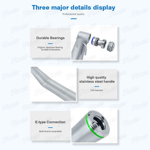 Manipolo in fibra ottica impianto dentale 20:1 contrangolo in acciaio inox Handpiece con testa staccabile - Product Image 3
