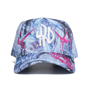 Chất Lượng Hàng Đầu Tùy Chỉnh Thêu Logo Woodland Camo In Người Đàn Ông Của Săn Bắn Ngoài Trời Tương Phản Ngụy Trang Thiết Kế 5 Tấm Mũ Bóng Chày - Product Image 2