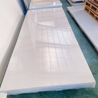 Lámina de PVC Blanca Brillante, Panel de PVC con Efecto Mármol UV para Decoración de Paredes de Gabinetes de Cocina