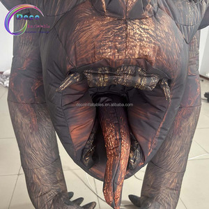 Nuovo Design impermeabile Multi-colore gonfiabile decorazione di Halloween appesa scimmia cartone animato capovolto incorporato ventola USB alimentato - Product Image 3