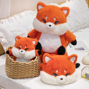 Vente flash - Peluche - Compagnon réconfortant - Peluche ultra douce - Animaux de dessin animé assis de 28 <span class=keywords><strong>cm</strong></span> - Renard rouge - Product Image 3