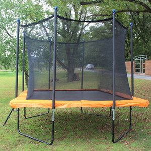 Сверхмощный прямоугольный батут Zoshine с защитной сеткой, прямоугольный батут 10x14FT, оборудование для фитнеса на открытом воздухе для детей - Product Image 5