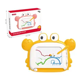 Karikatür sevimli yengeç eğitim boyama oyuncaklar manyetik yazı tahtası bebek oyuncak renkli çizim tahtaları