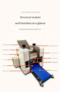 Machine <span class=keywords><strong>à</strong></span> fabriquer des peaux de Gyoza et Momo haute performance 220V, pour nouilles et rouleaux de printemps, idéale pour hôtels, restaurants et commerces alimentaires, moteur neuf ou d'<span class=keywords><strong>occasion</strong></span> - Product Image 6