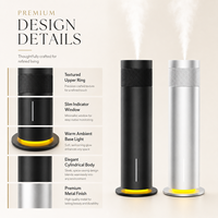 Diffuseur d'arômes portable sans eau silencieux de haute qualité 34 dB pour bureau et salon