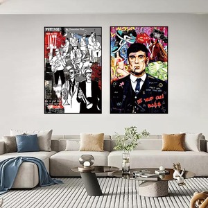 Trang Trí Nội Thất Hiện Đại Graffiti Tường Nghệ Thuật Hình Ảnh Và Đường Phố Pop Nghệ Thuật Vải Bức Tranh Độ Nét Cao Đóng Khung In Vải Nghệ Thuật - Product Image 1