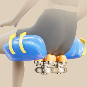 Tragbarer Luxus Shiatsu Schwerelosigkeits-<span class=keywords><strong>Massage</strong></span> salons tuhl mit Ganzkörper-<span class=keywords><strong>3D</strong></span>-Handanwendung und fern gesteuerter Heiz funktion - Product Image 4