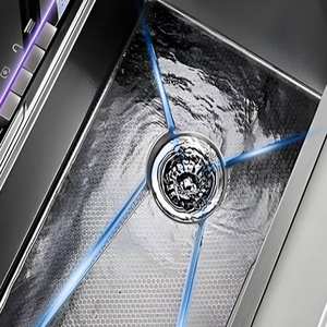 Modern household 304 stainless steel embedded honeycomb single slot intelligent digital kitchen sink - Product Image 3