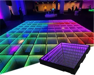 Magnetic Led Dance Floor Dj Portable 3D Interactive Dance Floor Stage Lights