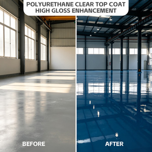 <span class=keywords><strong>Vernis</strong></span> transparent monocomposant à base d'eau en <span class=keywords><strong>polyuréthane</strong></span> <span class=keywords><strong>anti</strong></span>-rayures pour application au pinceau sur sols en ciment de garage et d'atelier - Product Image 2