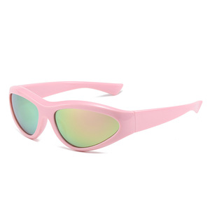 STY20925G nouvelles lunettes <span class=keywords><strong>de</strong></span> sport <span class=keywords><strong>de</strong></span> plein air futuristes Steampunk Y2K lunettes <span class=keywords><strong>de</strong></span> soleil miroir lentille femmes mode équitation lunettes <span class=keywords><strong>de</strong></span> soleil hommes - Product Image 4