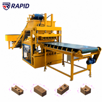Machine automatique de fabrication de briques en terre cuite RPT4-10, machine hydraulique de fabrication de blocs