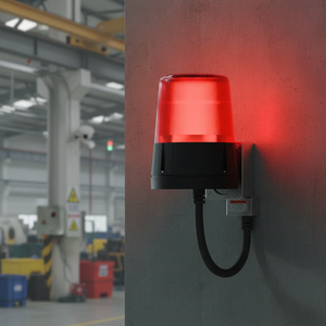 Lumière de sécurité LED multifonctionnelle, lumière d'avertissement haute visibilité, 110-220V AC/10-30V DC, style industriel, garantie de 2 ans - Product Image 3
