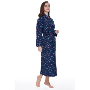 High Quality Custom <strong>Women's</strong> Cotton Bathrobe Eco Friendly Organic <strong>Housecoat</strong> <strong>for</strong> <strong>Women</strong> Bath Robe - Product Image 3