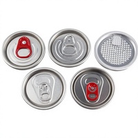Vente en gros d'usine - Couvercles faciles à ouvrir en aluminium pour canettes de boissons gazeuses, bières et boissons énergisantes