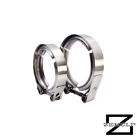 Collier de serrage en V en acier inoxydable 304 pour échappement turbo, anti-rouille, qualité automobile, 3,25 pouces (83 mm) pour système d'échappement haute performance