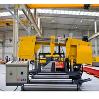 Machine de perçage et de sciage à ruban 3D Raintech pour la fabrication d'acier, machine à scier horizontale, usage intensif