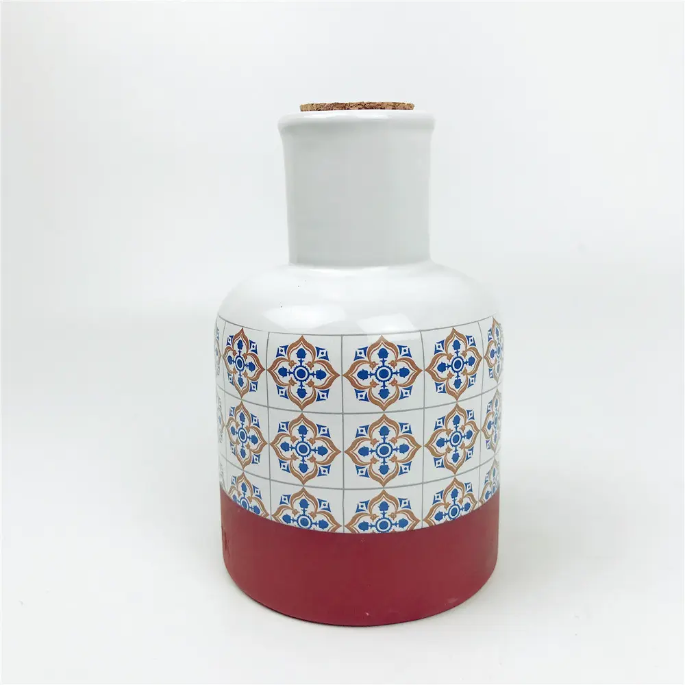 Factory Wholesale Kitchen Ceramics Olive Oil Vinegar Bottle Set