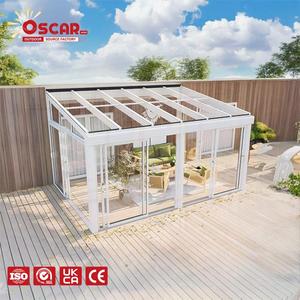 <span class=keywords><strong>Kit</strong></span> de véranda en aluminium 12x20 avec toit en verre trempé, design populaire, véranda préfabriquée pour jardin et patio - Product Image 1