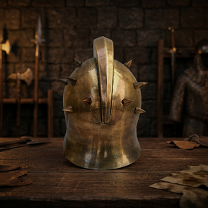 Medieval Maximus Helmet <b>Gladiator</b> Armor Helmet Antique Armor Doom Helmet <b>gladiator</b> armor helmet polished metal finish metal - Product Image 5