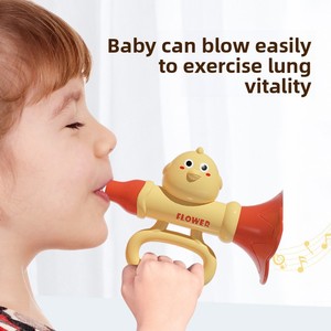 Mini <span class=keywords><strong>trompette</strong></span> anti-chute de haute qualité pour enfants, jouet pour bébé, harmonica mignon et amusant - Product Image 2