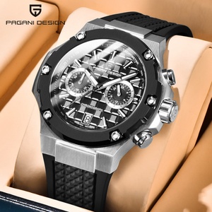 Montre sport à quartz Pagani Design pour homme, verre saphir de luxe et revêtement antireflet, acier inoxydable, montre multifonctionnelle - Product Image 4