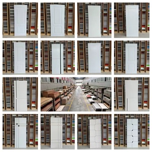 Melamin MDF Kapı Kaplaması Modern İç Mekan Ahşap Kapı Kaplaması Özel Renk Kapı Kaplaması Ev Otel Dekorasyonu için - Product Image 2