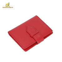Dompet Kartu Nama Kulit PU Berkualitas Tinggi Premium Tipis
