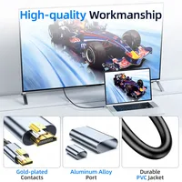JEYI Rechtwinkliger Typ-C Adapterkabel 4K 60Hz TPE HDTV Multifunktional für iPhone 16/15 Serie MacBook Pro Air iPad iMac Dell XPS OEM