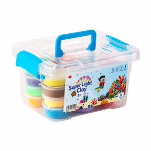 Arcilla de Modelar Súper Ligera de Secado al Aire, 24 Colores, No Tóxica, Suave, para Niños, Manualidades, OEM, Personalizada, para Escuela, Aula, Suministros de Arte, Venta al Por Mayor - Product Image 1