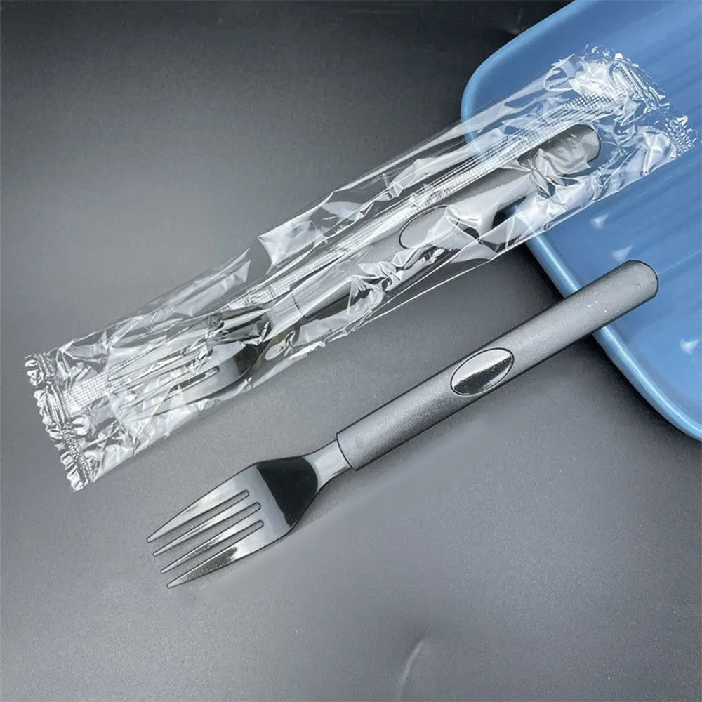 Pp/PS/PLA Flatware Bộ dao kéo, chuyến bay nhựa muỗng nĩa và dao kit, nhựa dùng một lần dao kéo gói