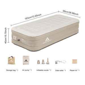 Matelas gonflables avec matelas gonflable <span class=keywords><strong>pour</strong></span> accessoires, <span class=keywords><strong>lit</strong></span> gonflable individuel automatique <span class=keywords><strong>pour</strong></span> voyage, fabriqué en Chine - Product Image 5