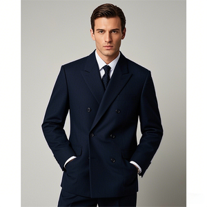 Abiti da <span class=keywords><strong>Uomo</strong></span> di Lusso su Misura di Alta Qualità, <span class=keywords><strong>Blazer</strong></span> Personalizzato con Tessuto Traspirante in Viscosa e Poliestere - Product Image 6