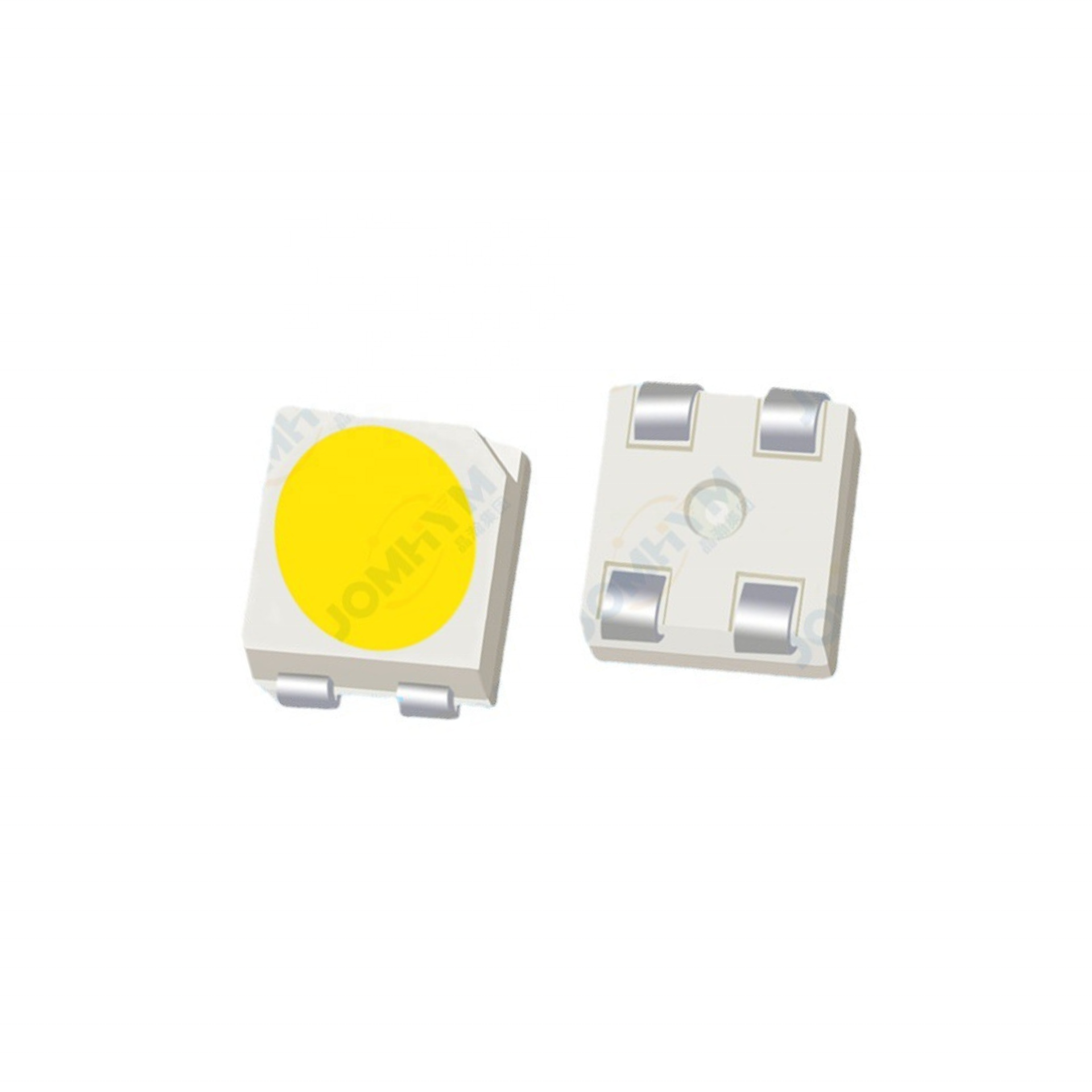 JOMHYM High Lumen 0,06 W 0,12 W 0,2 W 4 pines PLCC4 Color blanco puro 3528 Chip SMD LED Diodo para iluminación de automóviles