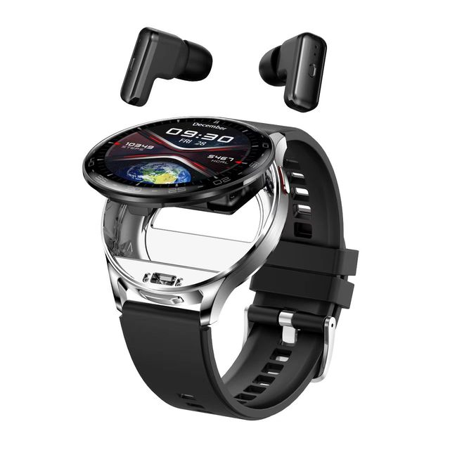 T97 Wireless BT Headset 2-in-1 Smartwatch Earbuds Heart Rate Blood Pressure Noise Reduction Custom Smart Watch with Headphones